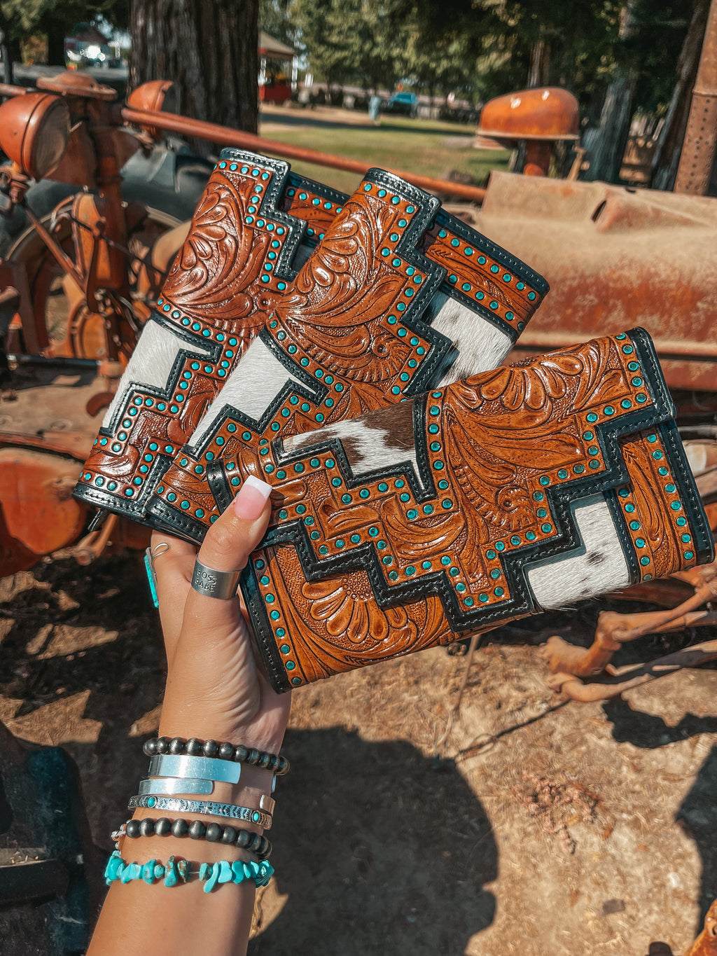 Cowhide Leather Purses – Haute Southern Hyde