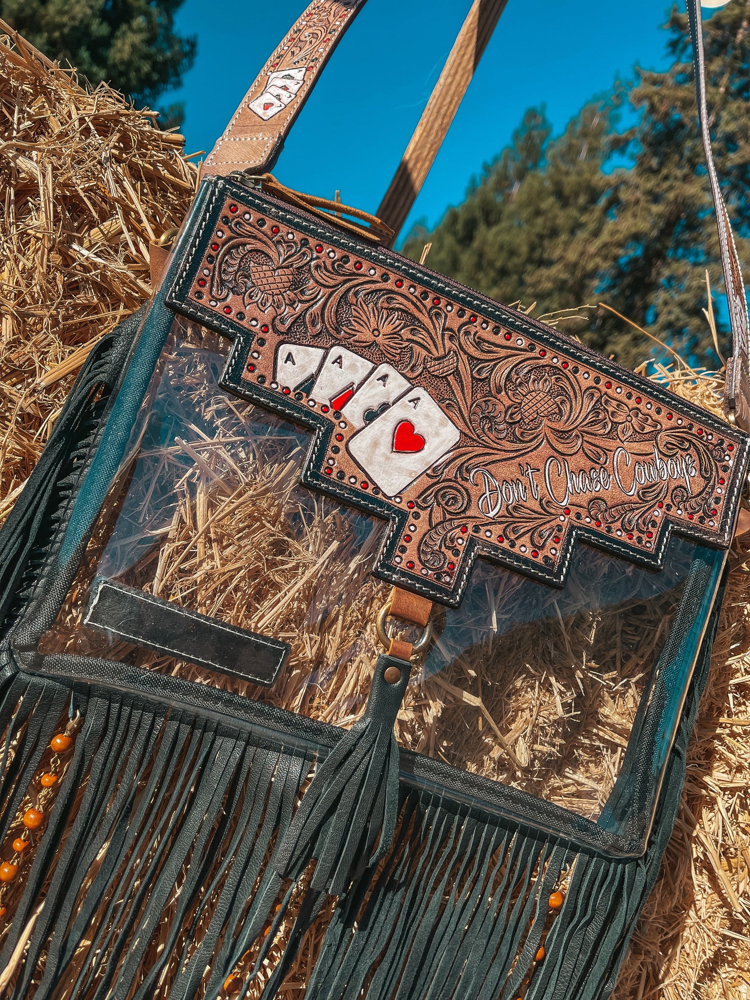 Clear western sales purses