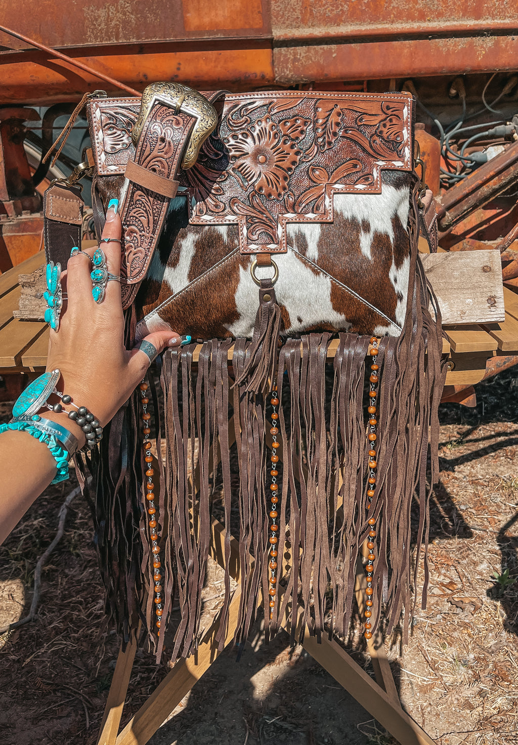 Cowhide Leather Purses – Haute Southern Hyde