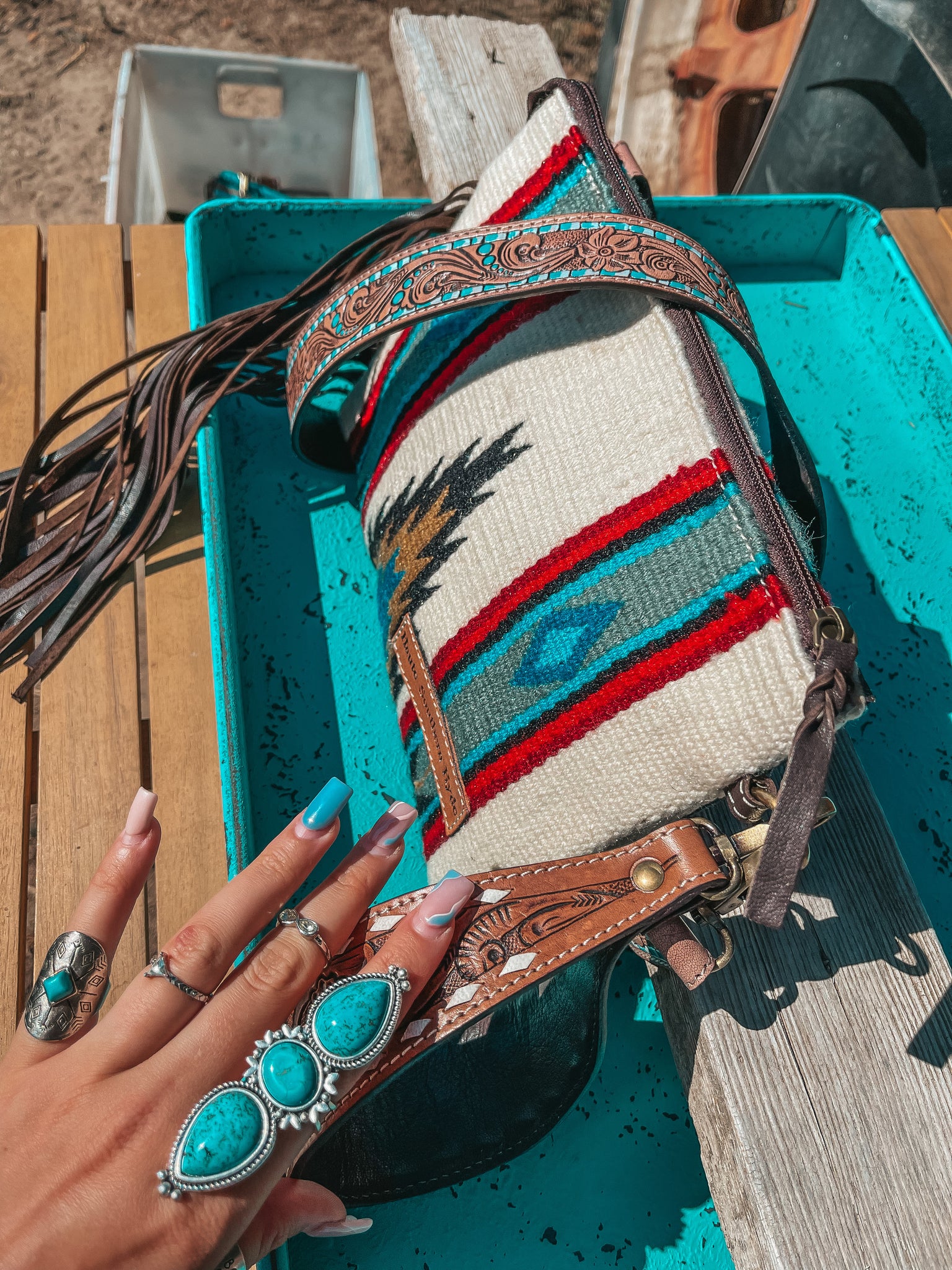 Nayleah Tribal Fringe Crossbody Purse – Haute Southern Hyde