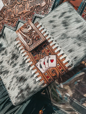 Don’t Chase Cowboys Wallet a Haute Southern Hyde by Beth Marie Exclusive